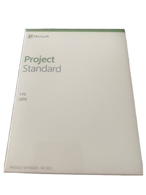 New Microsoft Project Standard 2019 076-05795
