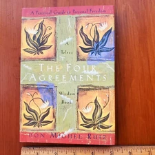 The Four Agreements Toltec Guide Personal Freedom Don Miguel Ruiz Word Truth NEW