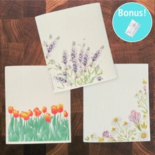 Three Spring has Sprung Swedish Eco-Friendly Dishcloth & Good for the Planet!