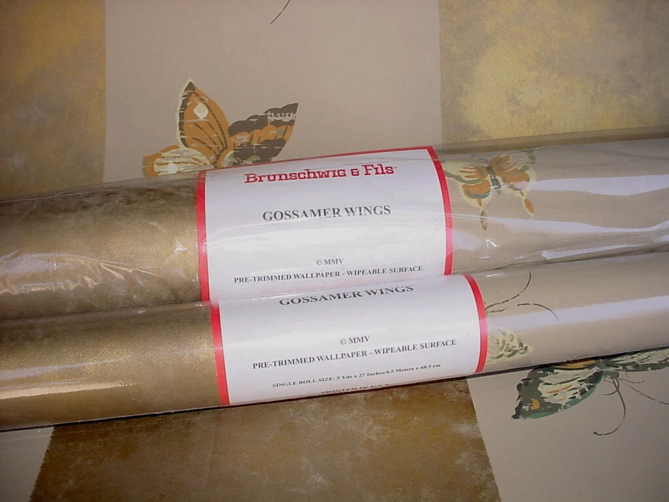 Papel pintado para cubrir paredes papel tapiz alas de gasa Brunschwig & Fils BR-69466 15 años Foto 4 de 4