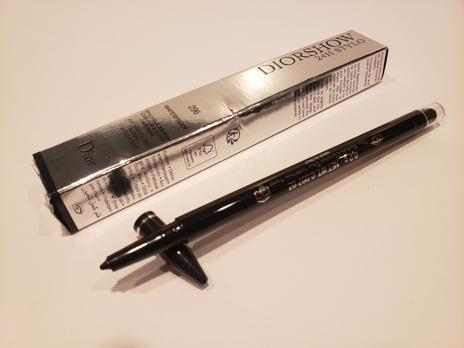 Dior Diorshow 24H Stylo WP Waterproof Eyeliner in 296 Matte Blue New In Box-image