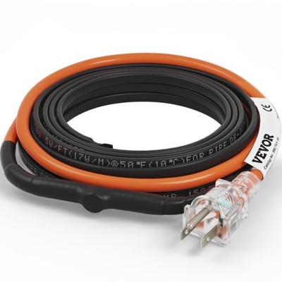 Self-Regulating Pipe Heating Cable, 18-feet 5W/ft Heat Tape for Pipes Freeze...