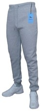 Mens Slim Fit Jogging Bottoms Plain Skinny Track Sweat Pants Zip Pockets S - 2XL