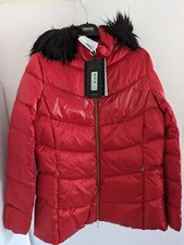 Geox Women's W Jacy Parka, Ribbon Red Size 48 (uk 20)