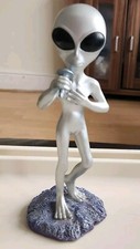 Listing image for Vintage UFO Alien Space Figure With Mike Aprx 8" Shudehill Giftware,collectible