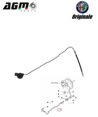 Tube Cable Clutch Pump Original Alfa 159 Brera Spider 1.9 2.2 3.2