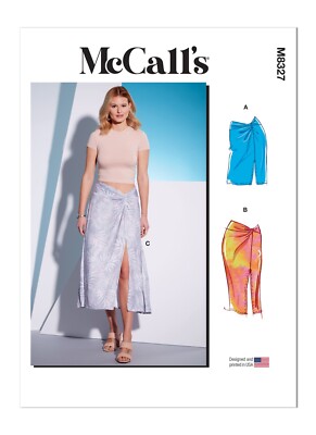 out-of-print:  McCALL`s pattern M8327, Röcke,  sizes 14 - 22, Gr.  40 - 48