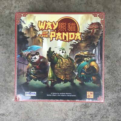 CMON Pendragon Game Studio WAY OF THE PANDA Board Game Sealed