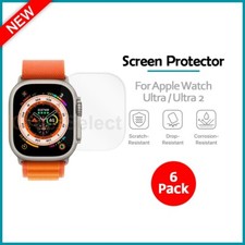 6-Pack LCD Ultra Clear HD Screen Protector for Apple Watch iWatch Ultra/ Ultra 2