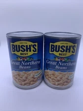 Bushs Best Great Northern Beans Vegetarian 2 Cans 15.8 Oz B/b 08/26