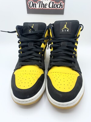 美品Nike Air Jordan 1 \"“(2017) Nike Air Jordan 1 Retro New Love 2007 Black Varsity Maize