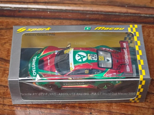 SPARK Model 1/43 2023 Macau GT Porsche PORSCHE GT3 R 120 # Tsingtao Beer - Picture 5 of 5