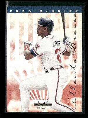 1995 Leaf Limited #184 Fred McGriff Atlanta Braves