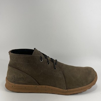 Danner Forest Chukka Bracken Boots Mens Size 10 Leather Lace Up Green, No Insole