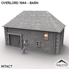 Overlord 1944 - Barn - WWII Wargame Tabletop Terrain