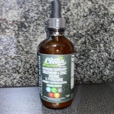 Clean Nutraceuticals Thyroid Support Selenium Iodine 4 Oz