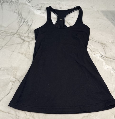 Lululemon Tank Top size 4 or 6 Black Nylon Blend - Picture 1 of 7