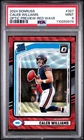 2024 Donruss Optic Preview Caleb Williams #327 RC Red Wave Chicago Bears🔥 PSA 9