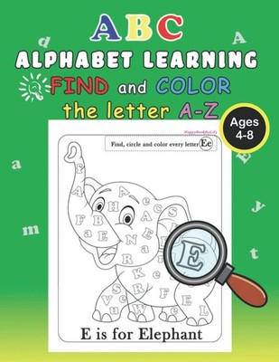 ABC Alphabet Learning: Find & Color Letters A-Z for Ages