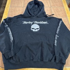 Harley-Davidson Hoodie Mens Sz XL Black Willi...