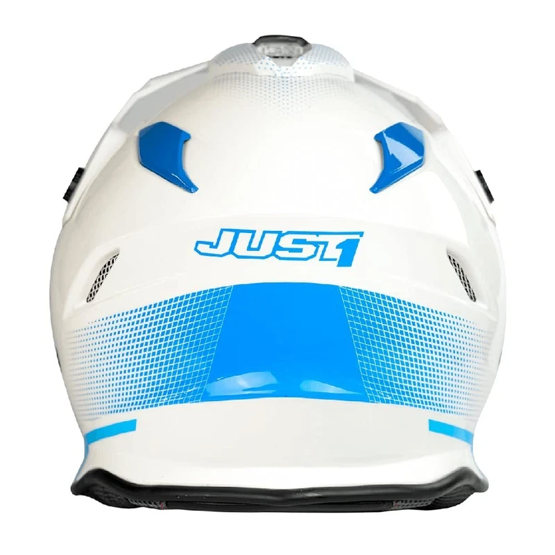 Adventure Dual Sport MX Removable Visor White Blue, photo 2 of 7