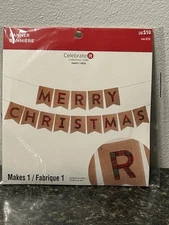 Celebrate It Banner Merry Christmas Makes 1 Measures 8 Ft New In Package