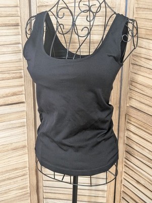 Danskin Intimates women's medium athletic tank top Black