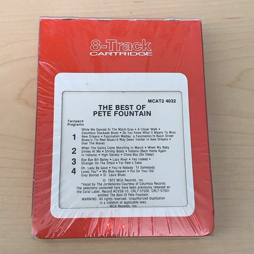 Pete Fountain - The Best Of Pete Fountain (SEALED 8-Track) - Picture 2 of 4