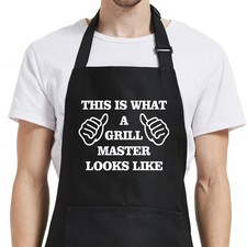 Funny Grill Aprons for Men, BBQ Dad Apron for Chef Cooking Kitchen, Grilling ...