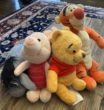 Disney Pooh, Eeore, Tigger, Piglet Soft Plushes