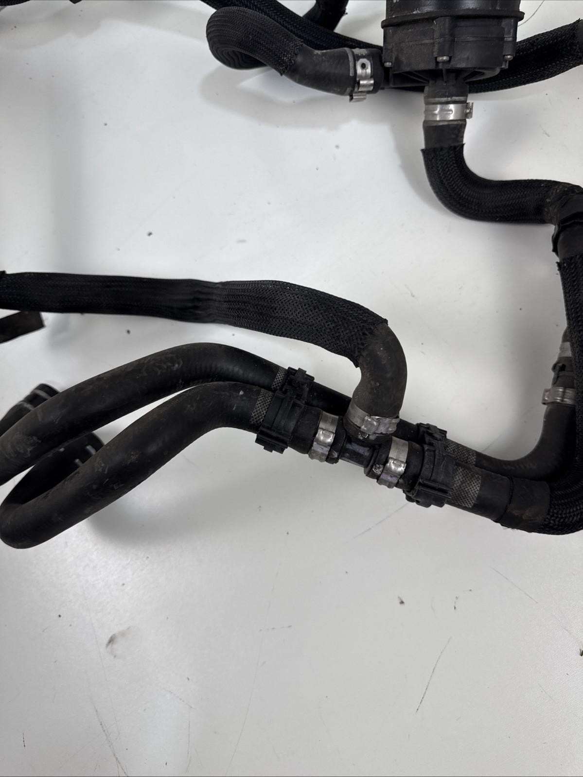 14-17 Maserati Ghibli OEM secondary auxiliary water coolant pump & hoses