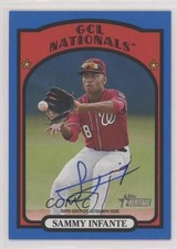 2021 Topps Heritage Minor League Edition Real One 3/25 Sammy Infante Auto 0c2