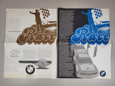 Vintage 1975 BMW North America Race Publication Brochure Volume 1 Number 1 & 2