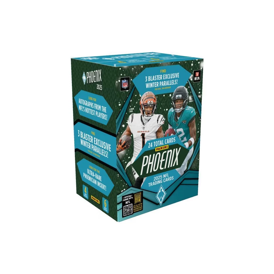 2025 Panini NFL Phoenix Football Blaster Box QTY 3 Winter Parallels PreSale