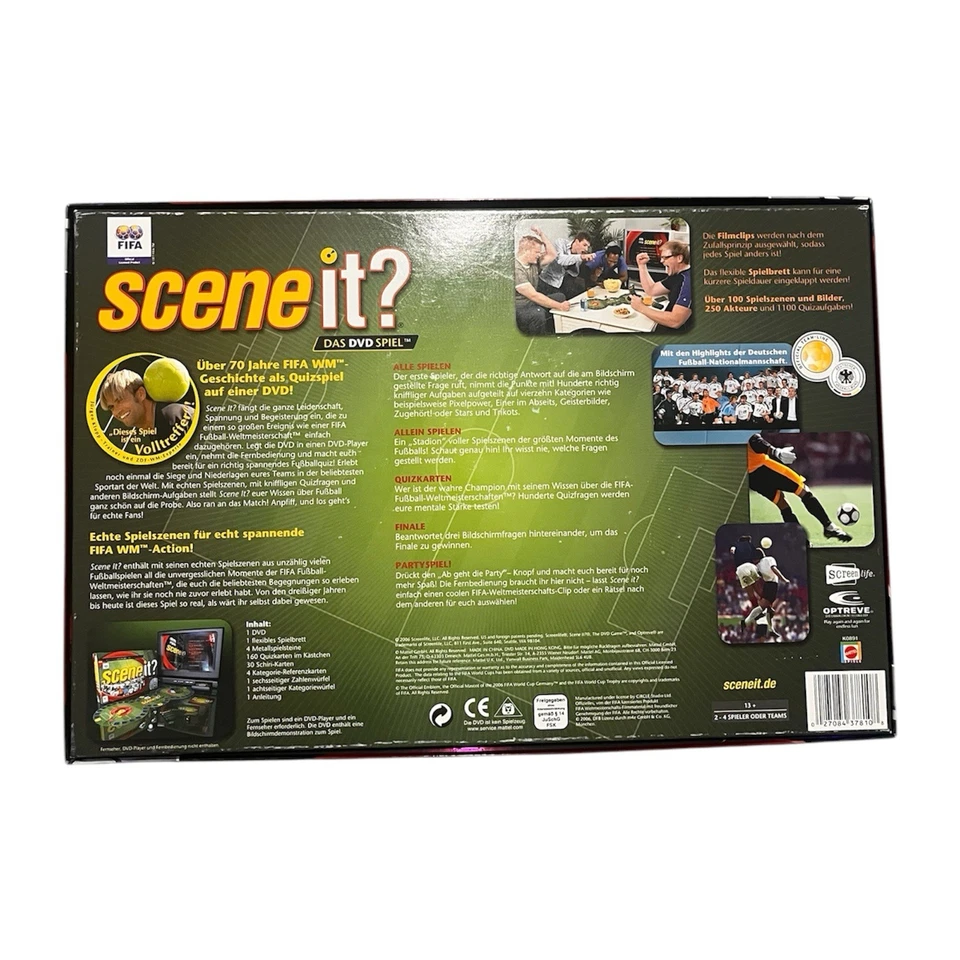 Scene It? FIFA WM-Quiz DVD-Spiel ⚽ OVP Gebraucht - Bild 2 von 3