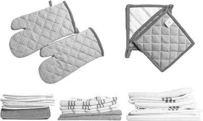 Kitchen Towels and Dishcloths Sets, 20 Pc Kitchen Essentials for New Home, Heat