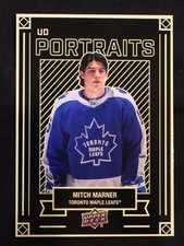 2022-23 Series 1 UD Portraits- Mitch Marner Toronto Maple Leafs #P-30