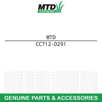 MTD 712-0291 Hex Nut Troy-Bilt 1000 800 500 850 550 600 700