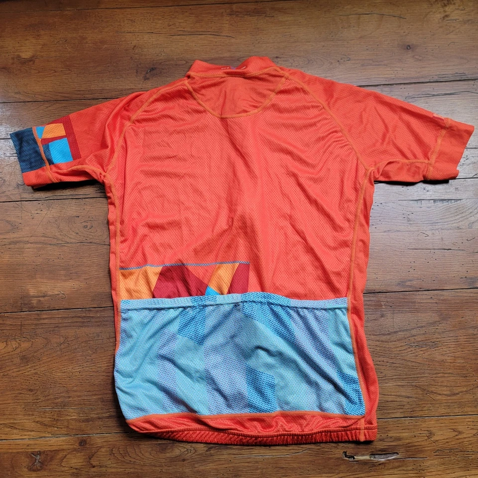 Camiseta de ciclismo grande Ornot para hombre 20" P2P (9/10) naranja L hecha en EE. UU. CA Foto 2 de 4