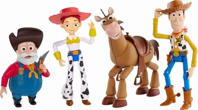 Mattel Toy Story 7 Zoll Actionfiguren ''Woody'S Roundup'' 4er Pack: 