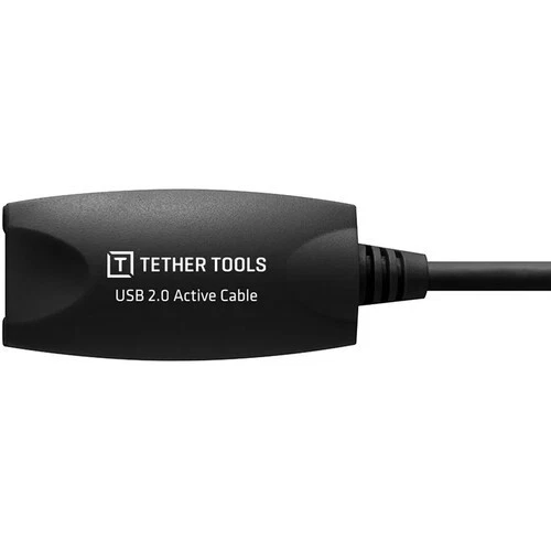 TetherPro USB 2.0 Active Data Extension Cable 16' (4.9m), Black CU1916 - Image 2 of 4