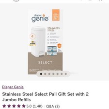 Diaper Genie Paul- Select White