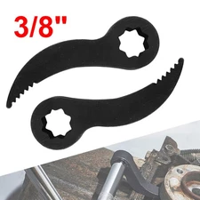 2PCS Crowbar Adapter Head Tool Adjustable Angle Head Pry Bar Fits 3/8" Ratchet