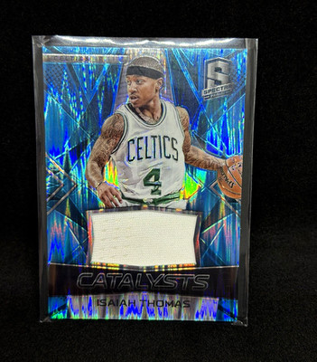 Panini Spectra 2016-17 Isaiah Thomas #3 Boston Celtics Catalysts Prizm Patch /90