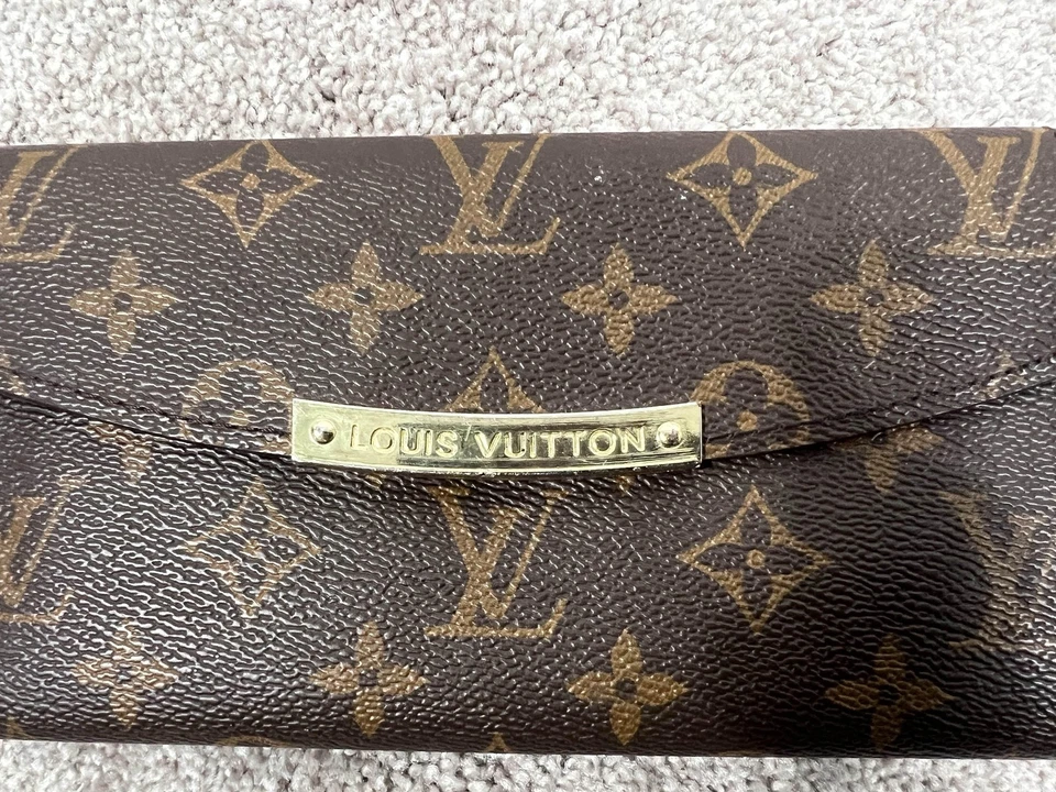 Louis Vuitton Monogram Canvas Long Wallet Brown Zip Clutch Card Holder - Image 2 of 4