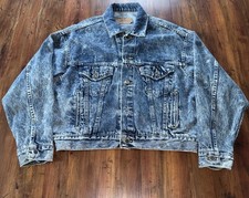 Vintage Levi s 70508-0227 Acid Wash Trucker Jacket Size Medium Classic Original
