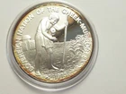Vintage .8 oz .999 silver round, 1973 Sovereign Nation of the Creek Muscogee