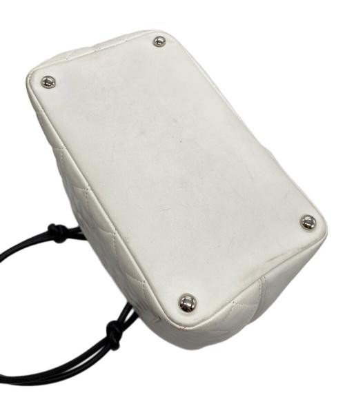 CHANEL Python Coco Mark Medium Tote Bag White Lea… - image 4