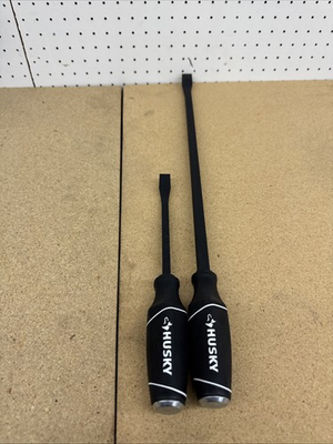 #ad Husky Pry Bar Set 2 Piece $17.99