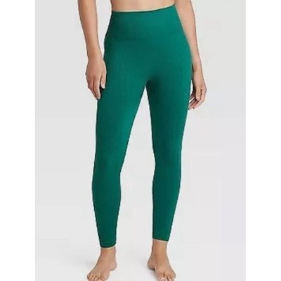 JoyLab Green Seamless High-Waist Textured Leggings, Size XXS, NWT
